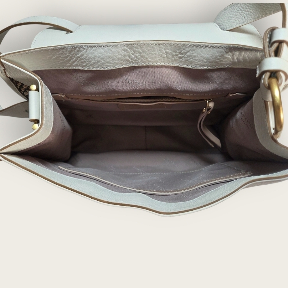 Gianni Chiarini Firenze Woven Leather Crossbody Bag Made in Italy - Picture 7 of 12